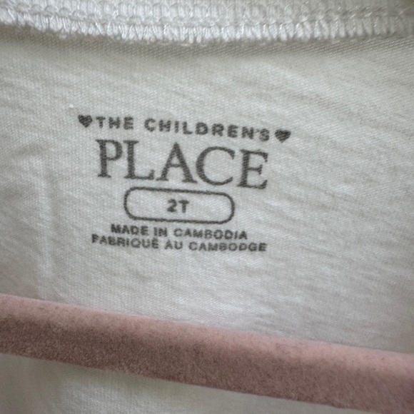 The Children's Place 2T White and Gold Mommy’s Mini Giraffe Short Sleeve Shirt - Picture 4 of 5